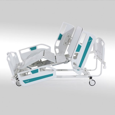 Giường chăm sóc bệnh nhân ICU điều khiển bằng 4 động cơ điện MEISSA PIONEER 4.3 PLUS