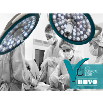 Đèn mổ treo trần 2 chóa có Camera NUVO NVSD3D3M1